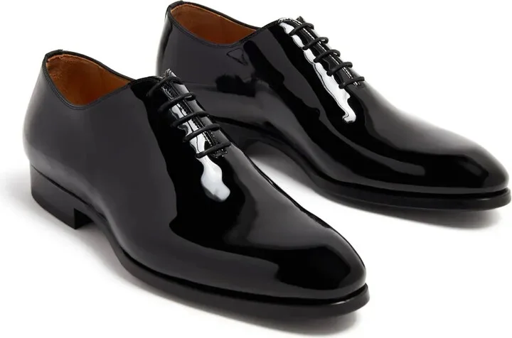 Varnished Effect Oxford Shoes - Image 4