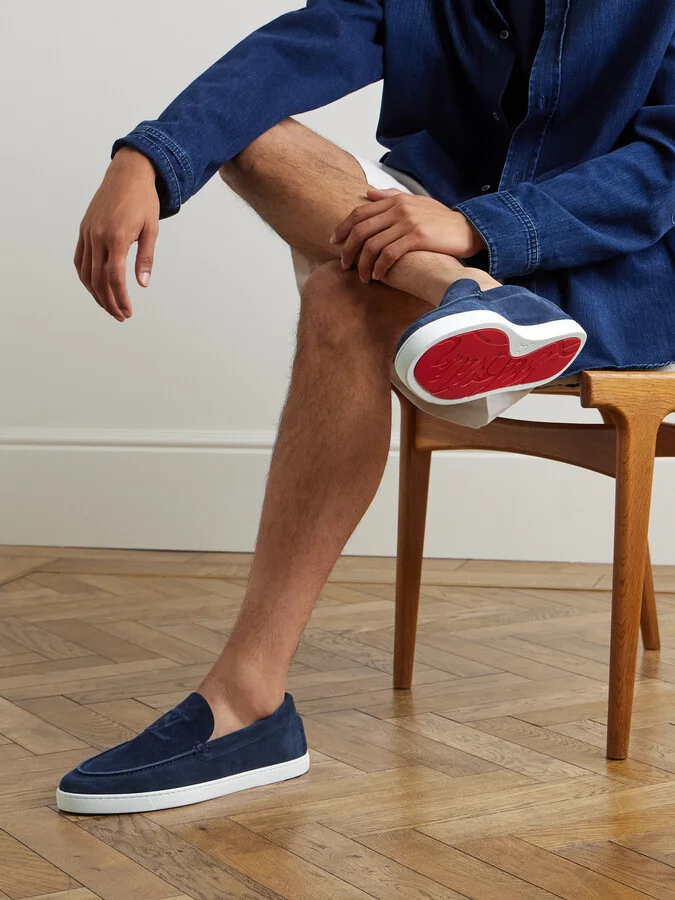 Varsiboat Logo-Embossed Suede Loafers - Image 2