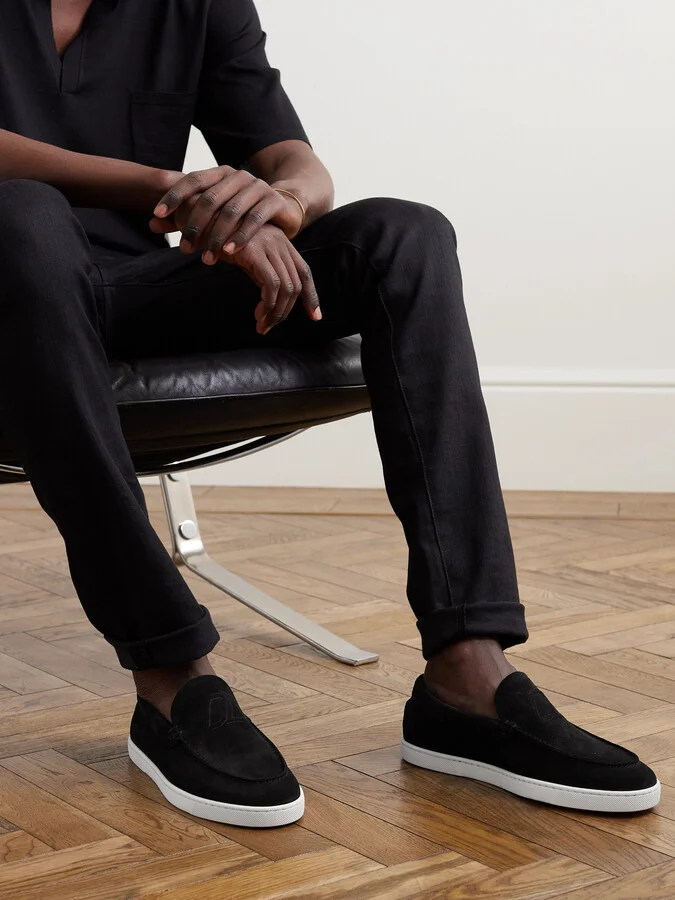 Varsiboat Logo-Embossed Suede Loafers - Image 2
