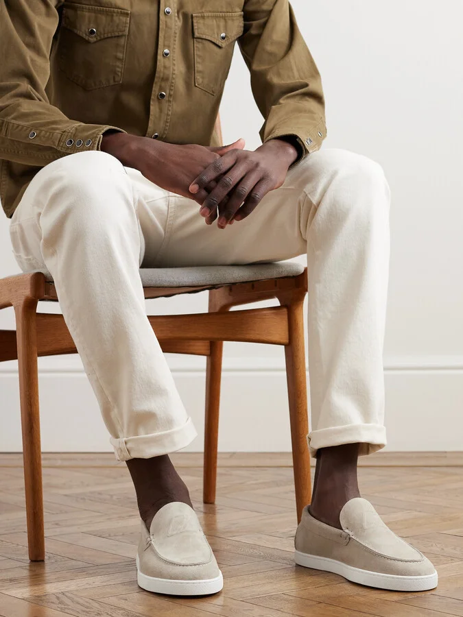 Varsiboat Logo-Embossed Suede Loafers - Image 2