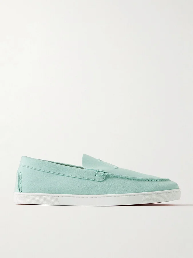 Varsiboat Logo-Embossed Suede Loafers