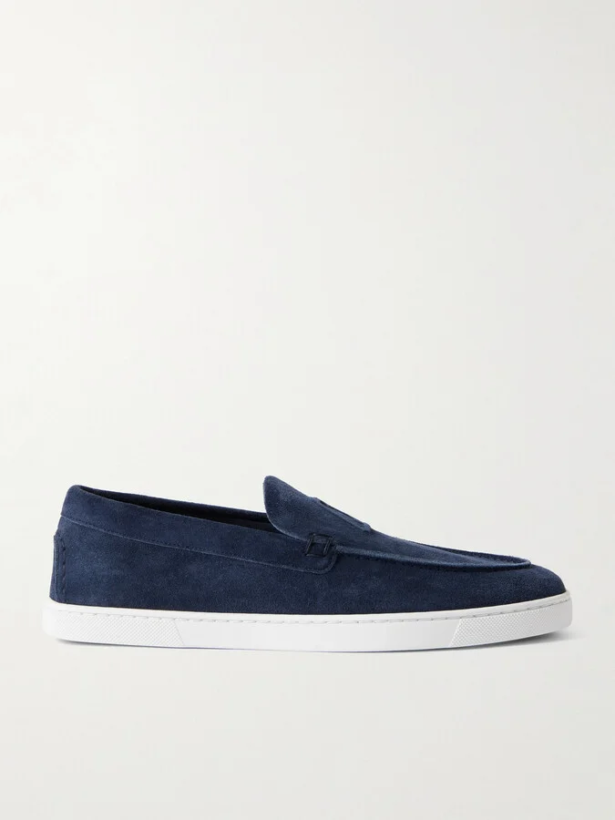 Varsiboat Logo-Embossed Suede Loafers
