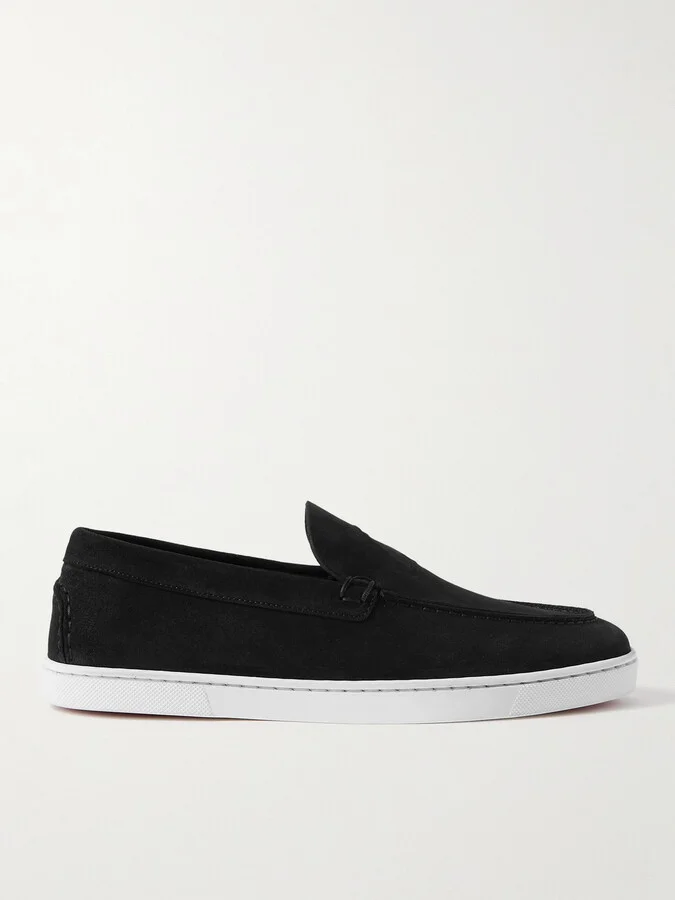 Varsiboat Logo-Embossed Suede Loafers