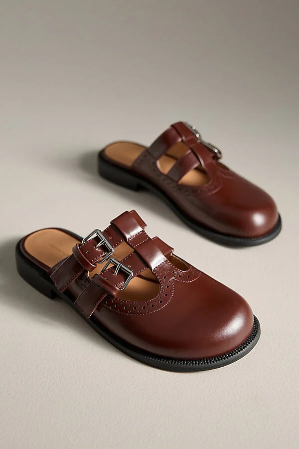 Varsity Brogue Mules - Image 2