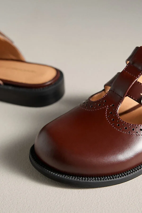 Varsity Brogue Mules - Image 3