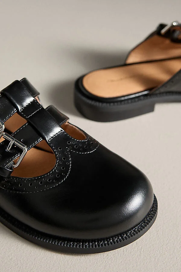 Varsity Brogue Mules - Image 3