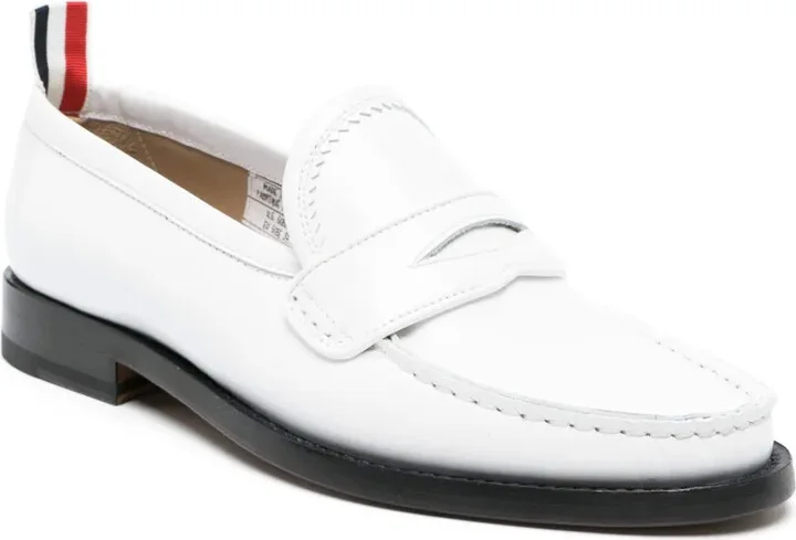 Varsity leather penny loafers - Image 2
