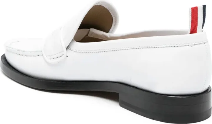 Varsity leather penny loafers - Image 3