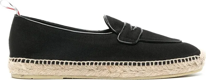 Varsity penny loafers espadrilles