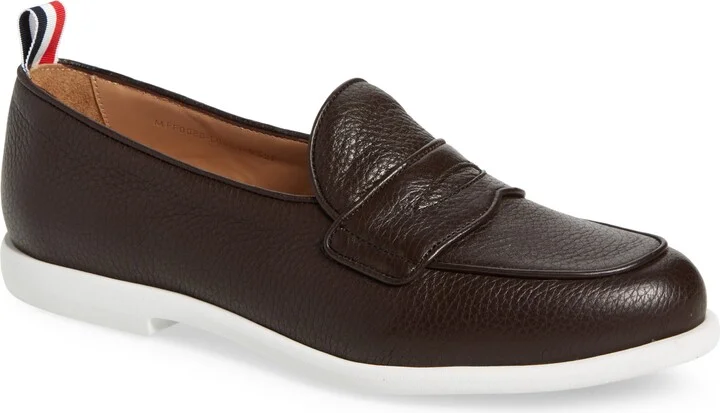 Varsity Square Toe Penny Loafer