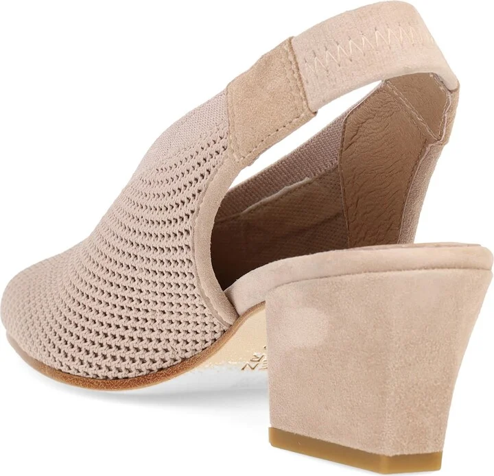 Vasa Block Heel Knit Slingback Pump - Image 2