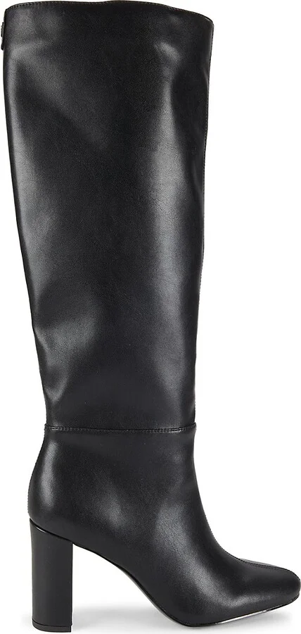 Vasco Faux Leather Knee Boots