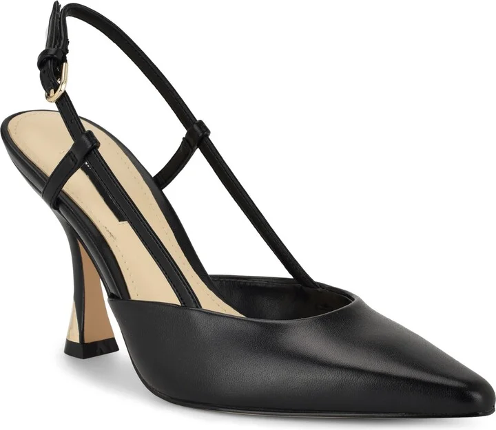 Vassa Pointed Toe Slingback Pump