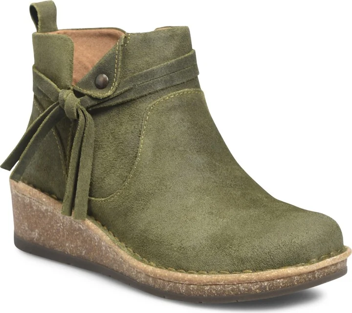 Green Distressed Leather