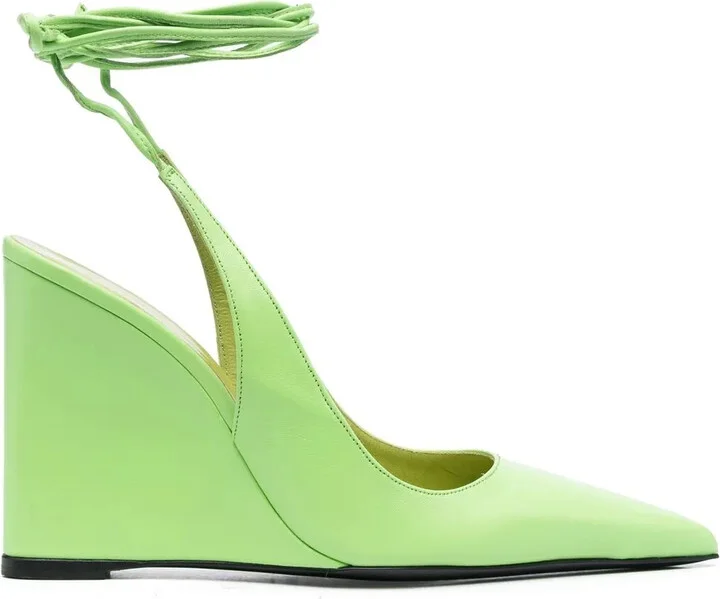 Vaughn slingback wedge pumps
