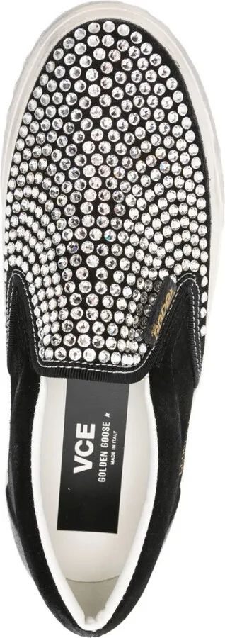 VCE crystal-embellished slip-on sneakers - Image 4