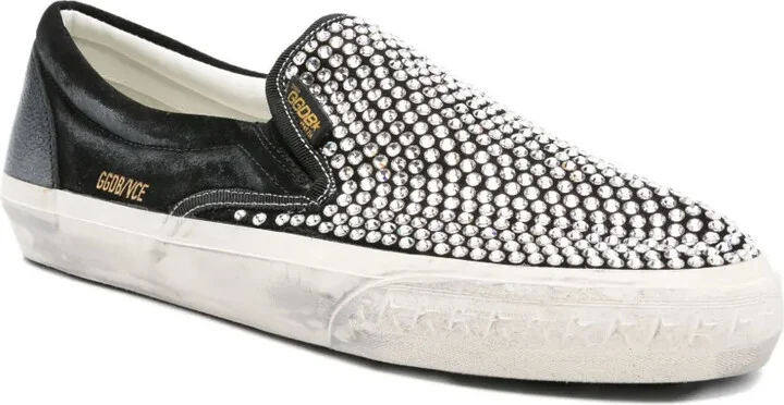 VCE crystal-embellished slip-on sneakers - Image 2
