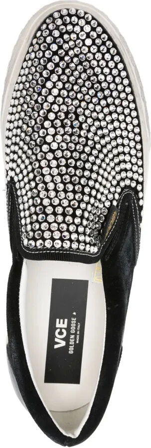 VCE crystal-embellished slip-on sneakers - Image 4