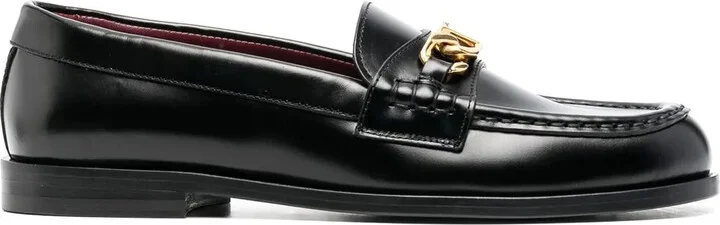 VCHAIN leather loafers