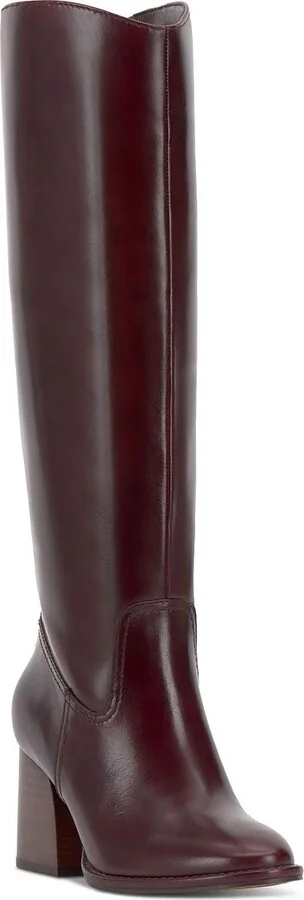 VCLeila2 Womens Solid Leather Knee-High Boots