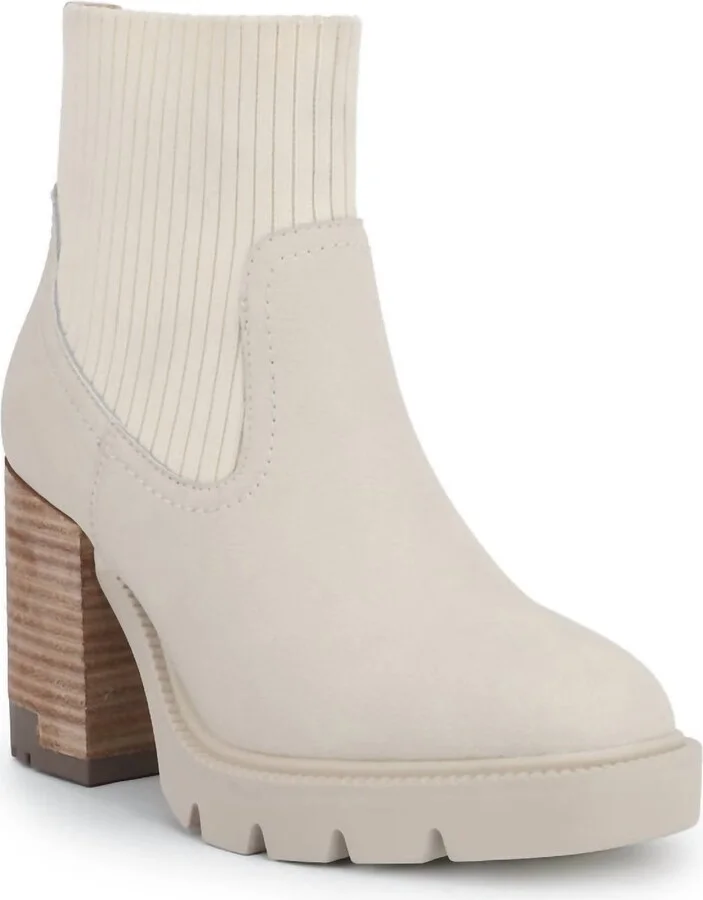 Vedder Bootie In Off White