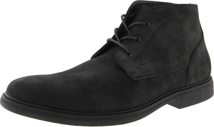 VEGA Mens Pebbled Manmade Chukka Boots