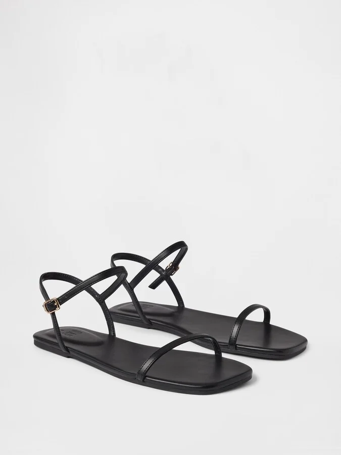 Vegan-Leather Strappy Sandals - Image 2