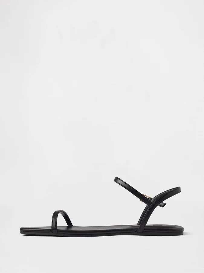 Vegan-Leather Strappy Sandals - Image 5