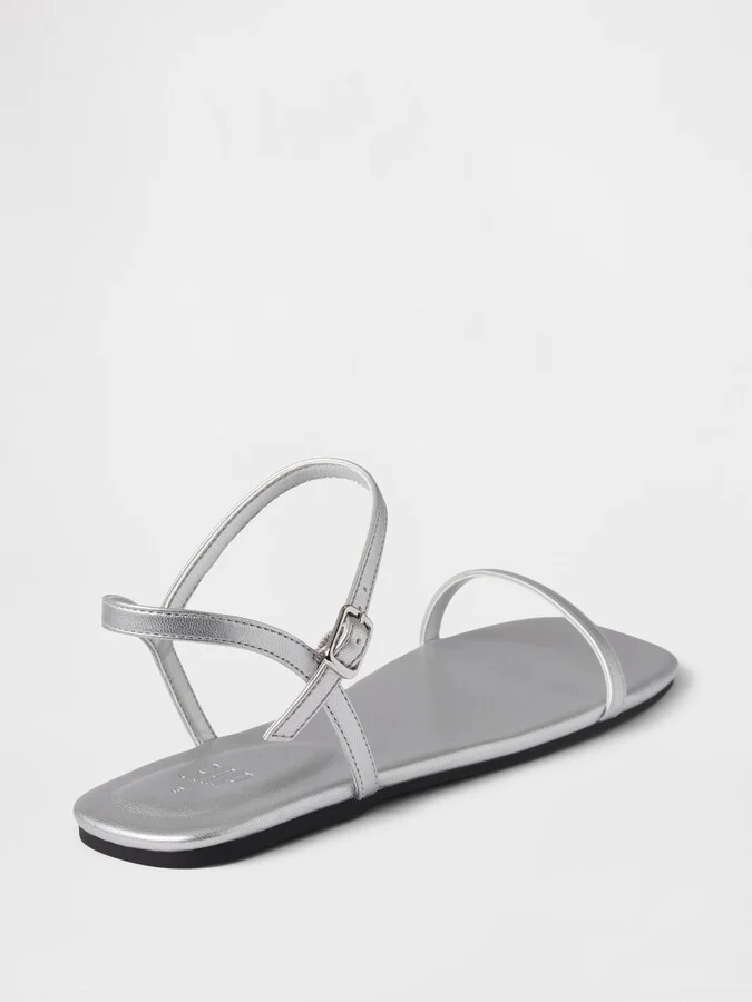 Vegan-Leather Strappy Sandals - Image 4
