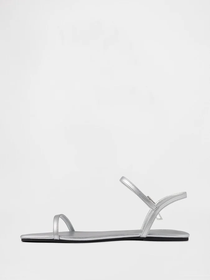 Vegan-Leather Strappy Sandals - Image 5