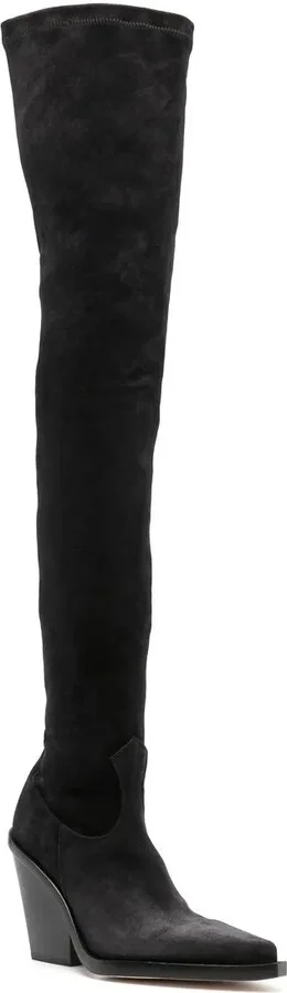 Vegas 100mm suede thigh-high boots - Image 2