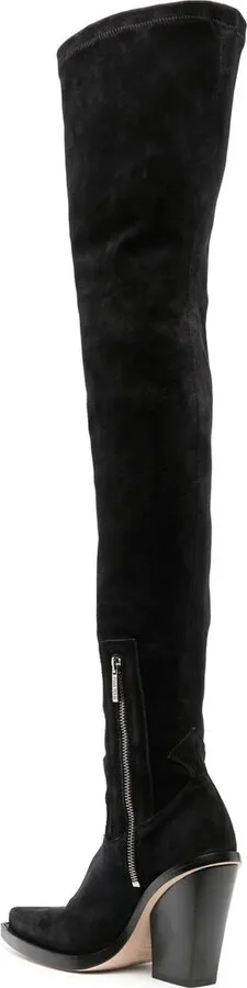 Vegas 100mm suede thigh-high boots - Image 3