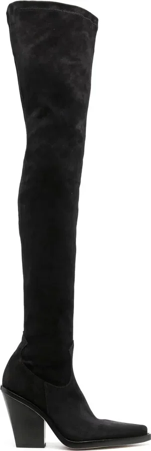 Vegas 100mm suede thigh-high boots