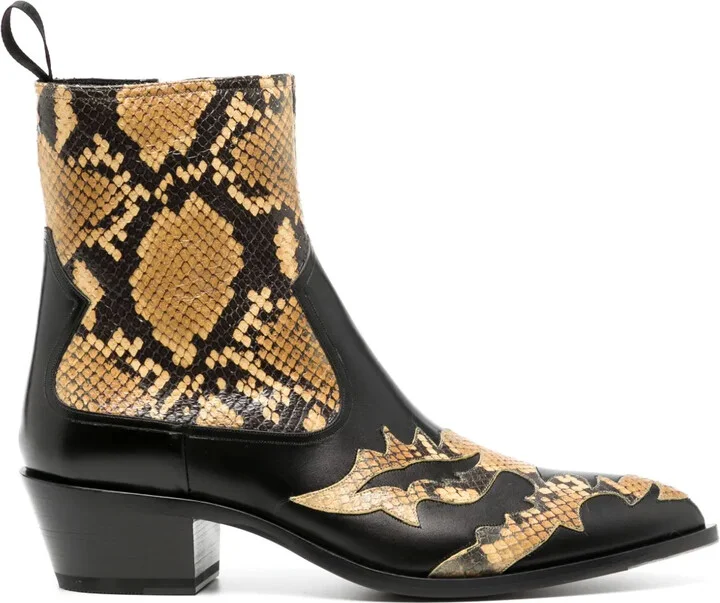 Vegas python-print boots