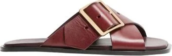 Vegetal leather sandals