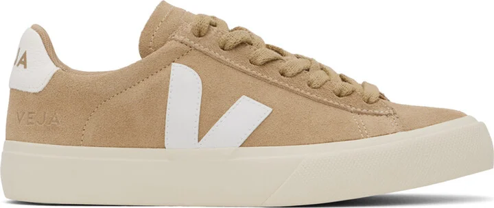 VEJA Beige Campo Suede Sneakers