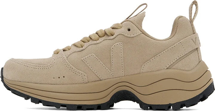 VEJA Beige Venturi Suede Sneakers - Image 3