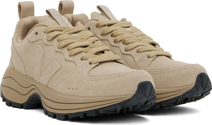 VEJA Beige Venturi Suede Sneakers - Image 4