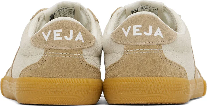 VEJA Beige Volley Suede Sneakers - Image 2