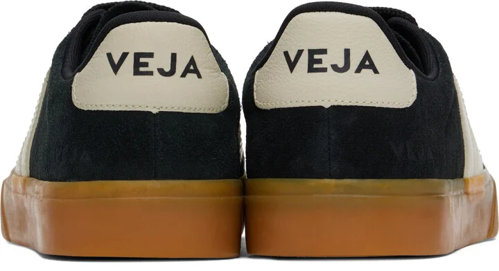 VEJA Black Campo Bold Suede Sneakers - Image 2