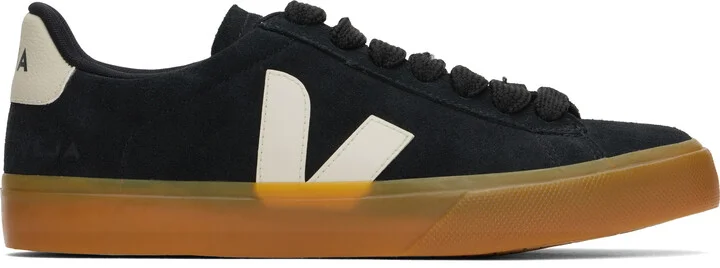 VEJA Black Campo Bold Suede Sneakers