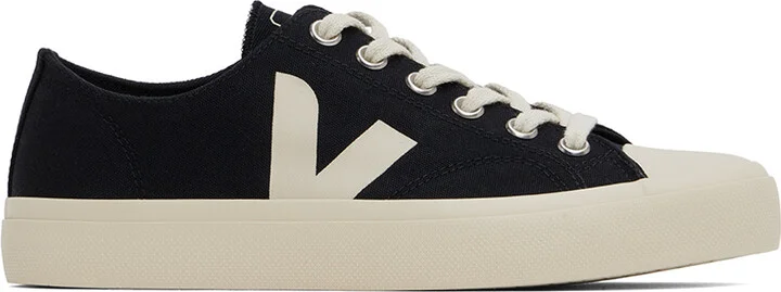 VEJA Black & Off-White Wata II Low Canvas Sneakers