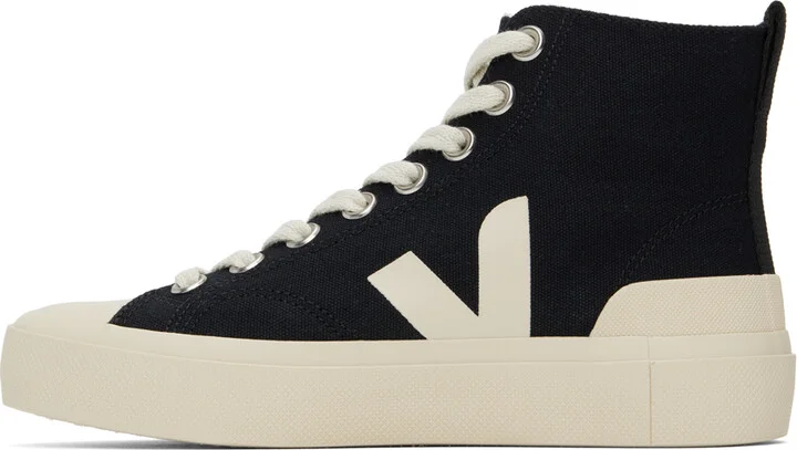 VEJA Black Wata II Canvas Sneakers - Image 3