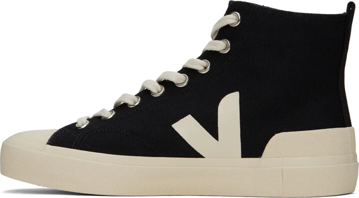 VEJA Black Wata II Canvas Sneakers - Image 3
