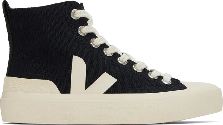 VEJA Black Wata II Canvas Sneakers