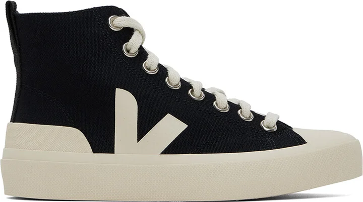 VEJA Black Wata II Canvas Sneakers