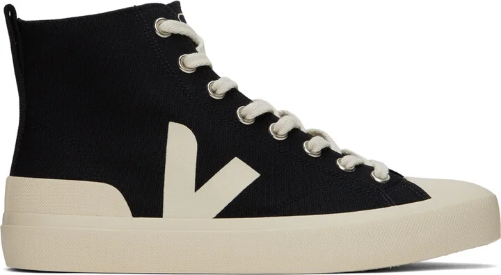 VEJA Black Wata II Canvas Sneakers
