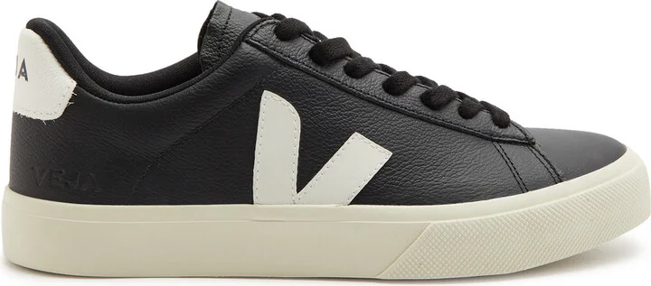 Veja Campo Black Leather Sneakers - Image 6