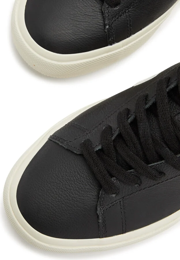 Veja Campo Black Leather Sneakers - Image 8