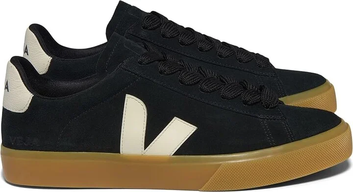 VEJA Campo Bold Men's Lace-up Boots Black/Pierre : EU 42.5 (US Men's 9.5) M, Leather/Rubber/Suede - Image 3